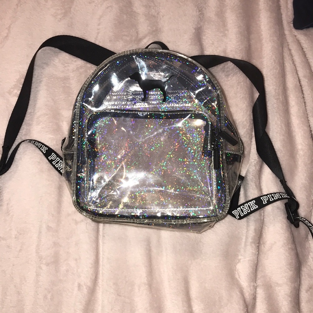 RARE mini VS Pink clear backpack